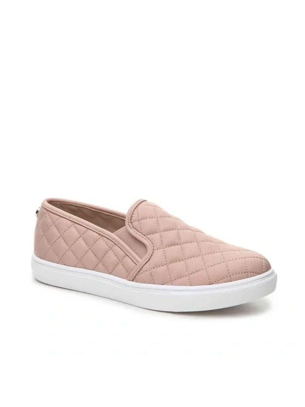 Steve Madden Women’s Quilted Pink Slip on Sneakers